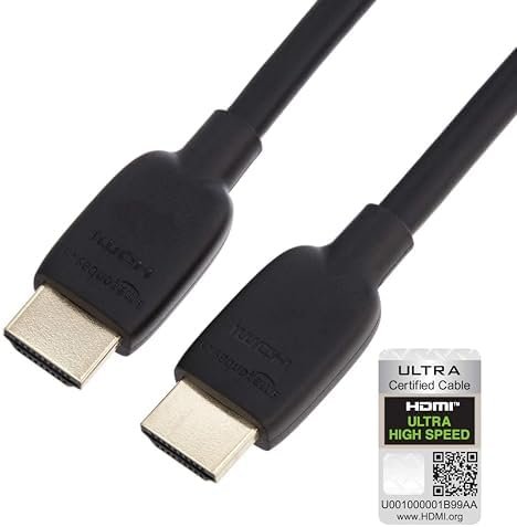 Amazon Basics Ultra High Speed HDMI 2.1 (3 ft)