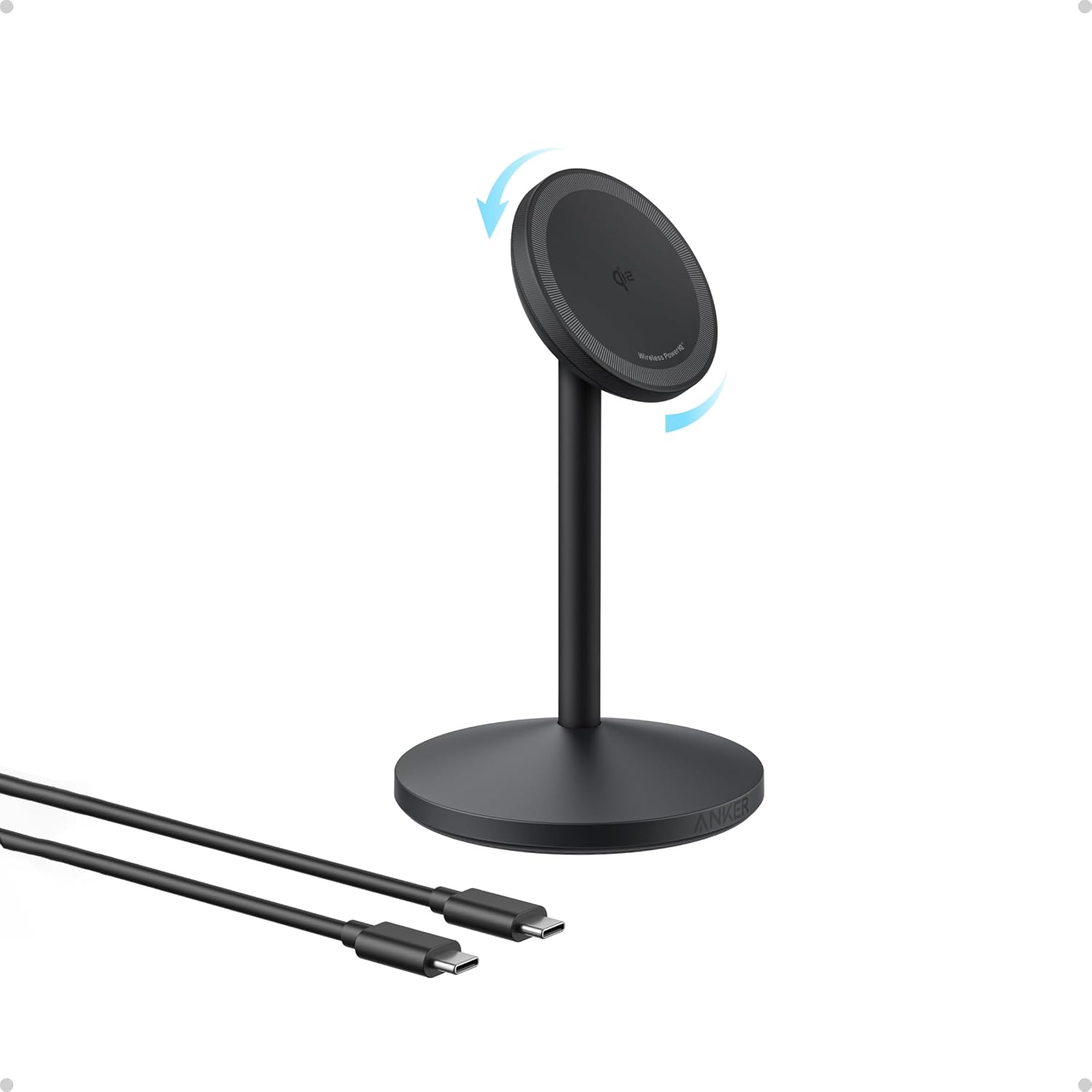 Anker MagGo Qi2 15W 360° Stand